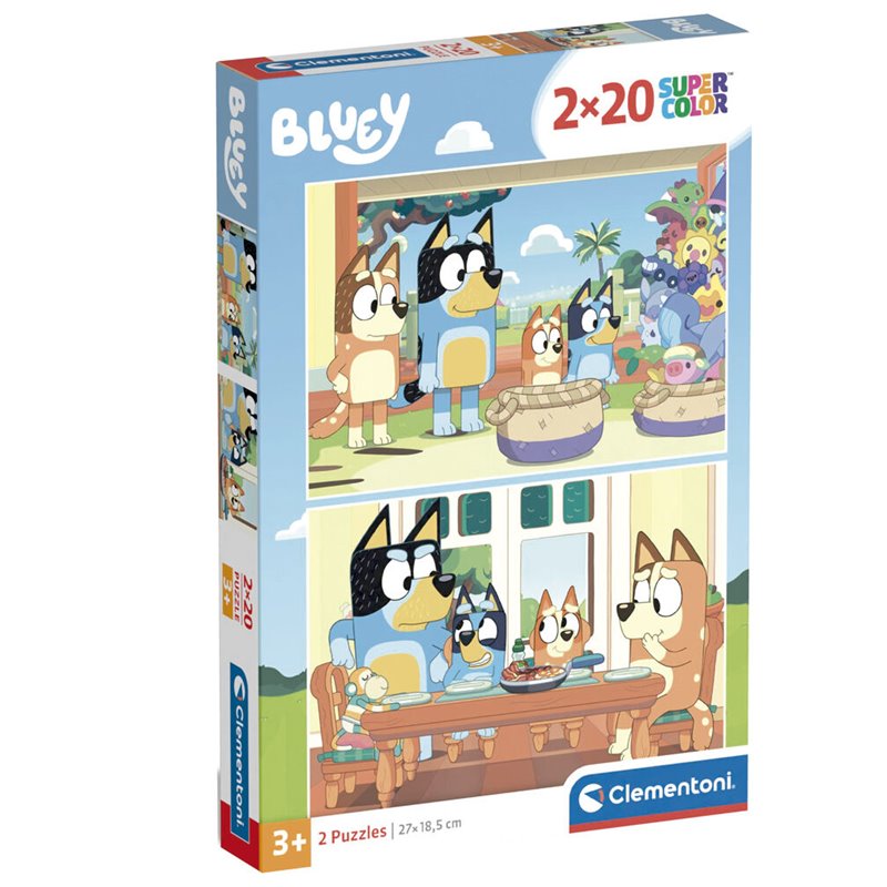 Puzzle Bluey 2x20pzs