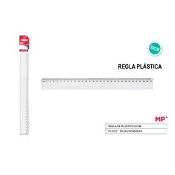 REGLA DE PLASTICO 30CM