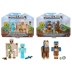 Blister 2 figuras Minecraft 8cm surtido