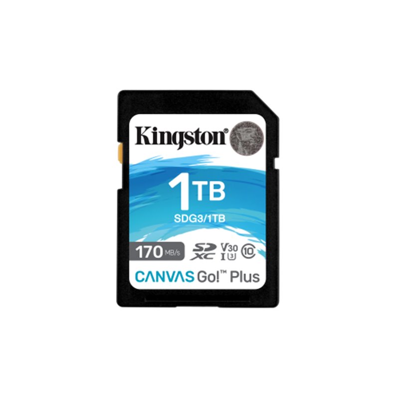 Kingston Technology Canvas Go! Plus 1 TB SD UHS-I Clase 10