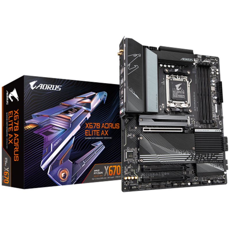 Gigabyte X670 AORUS ELITE AX placa base AMD X670 Socket AM5 ATX