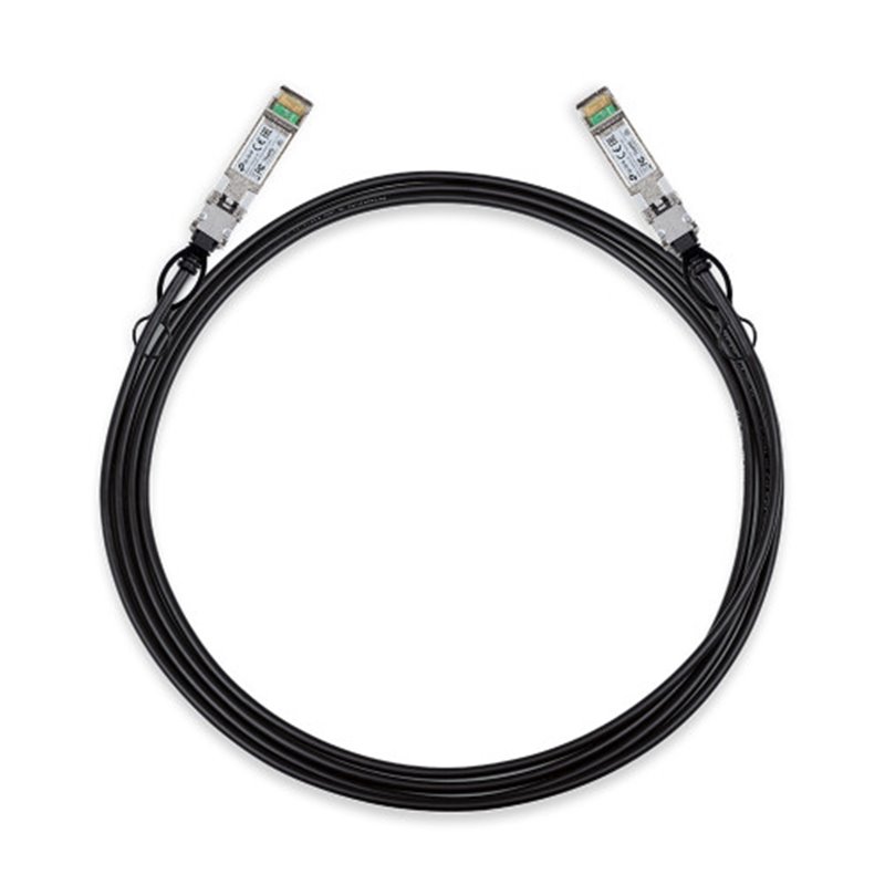 TP-Link TL-SM5220-3M cable de fibra optica SFP+ DAC Negro