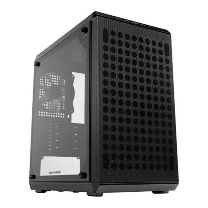 Cooler Master Q300L V2 Mini Tower Negro, Transparente