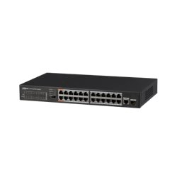 (DH-PFS3125-24ET-190) DAHUA SWITCH POE 24 PUERTOS + 1 GIGABIT COMBO RJ45/SFP