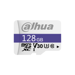 DAHUA MICROSD 128GB MICROSD CARD, READ SPEED UP TO 95 MB/S, WRITE SPEED UP TO 38 MB/S, SPEED CLASS C10, U3, V30, TBW 80TB (DHI-T