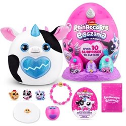 HUEVOS EGGZANIA PELUCHE RAINBOCORNS