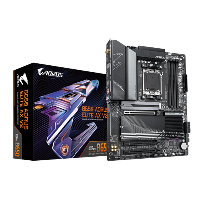 Gigabyte B650 AORUS ELITE AX V2 placa base AMD B650 Zócalo AM5 ATX