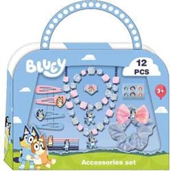 ACCESORIOS DE BELLEZA BLUEY (12 PIEZAS) 28.0 X 21.6 X 3.8 CM