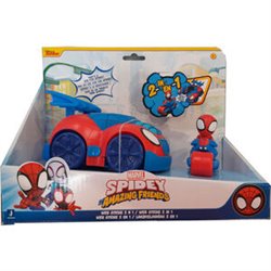 SET FIGURA SPIDEY  + VEHICULO MARVEL