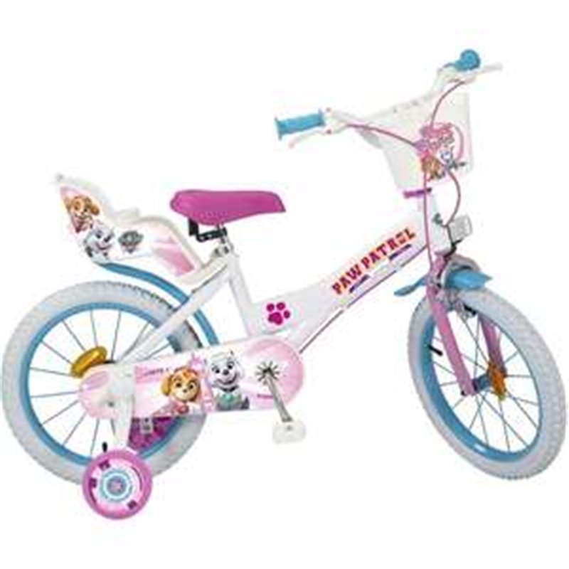 BICICLETA PAW PATROL NIÑA 16"  5/6 AÑOS