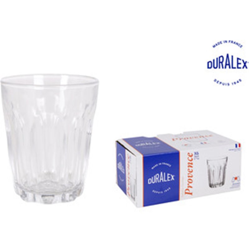 SET 6 VASOS TRANSPARENTE 16CL PROVENCE