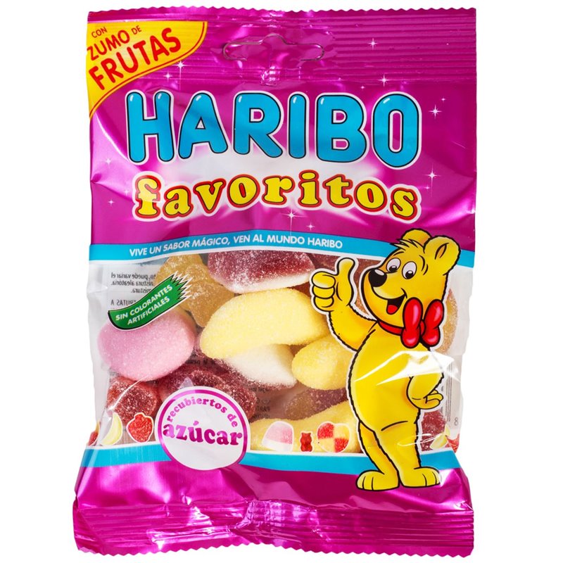 HARIBO FAVORITOS AZUCAR 90 GRAMOS