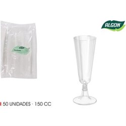 SET-50 COPA CAVA PIE TRANSP.150CC ALGON