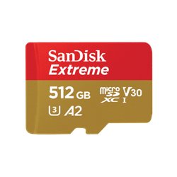 SanDisk Extreme 512 GB MicroSDHC UHS-I Clase 10