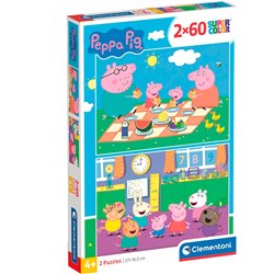 Puzzle Peppa Pig 2x60pzs