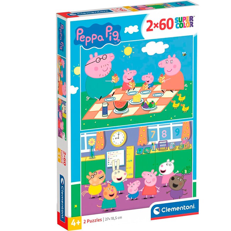 Puzzle Peppa Pig 2x60pzs