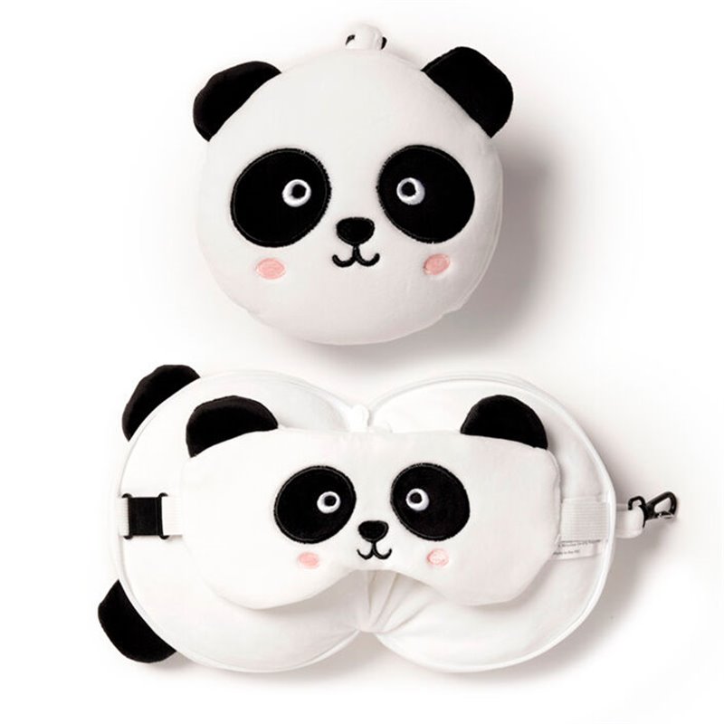 Almohada viaje antifaz Oso Panda Adoramals Relaxeazzz