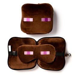 Almohada viaje antifaz Enderman Minecraft Relaxeazzz