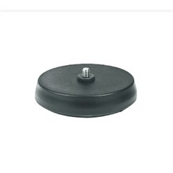 BOSCH LBC1227/01 SOPORTE DE SOBREMESA PARA MICRÓFONO, NEGRO MATE, BASE DE HIERRO FUNDIDO PESADA Y REDONDA, 130 MM (5,12 IN) DE D