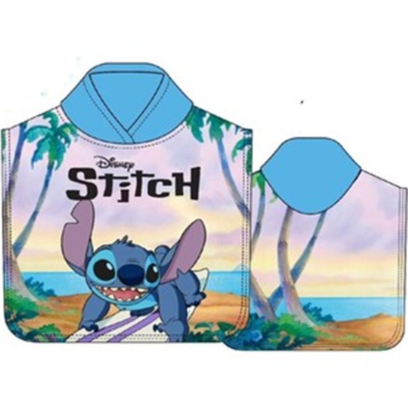 PONCHO TOALLA LILO&STITCH 55X110 CM