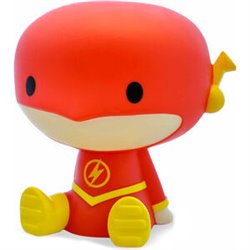 FIGURA HUCHA FLASH CHIBI LA LIGA DE LA JUSTICIA DC COMICS 15CM