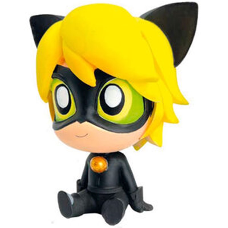 FIGURA HUCHA CAT NOIR CHIBI PRODIGIOSA LADYBUG 18CM