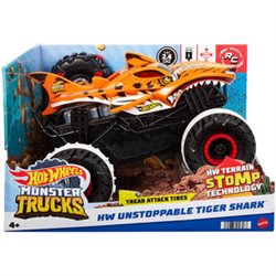 COCHE RADIO CONTROL TIGER-SHARK MONSTER TRUCKS HOT WHEELS