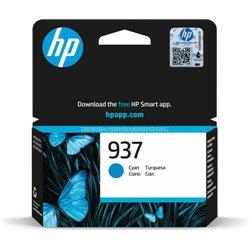 HP Cartucho de Tinta Original 937 cian