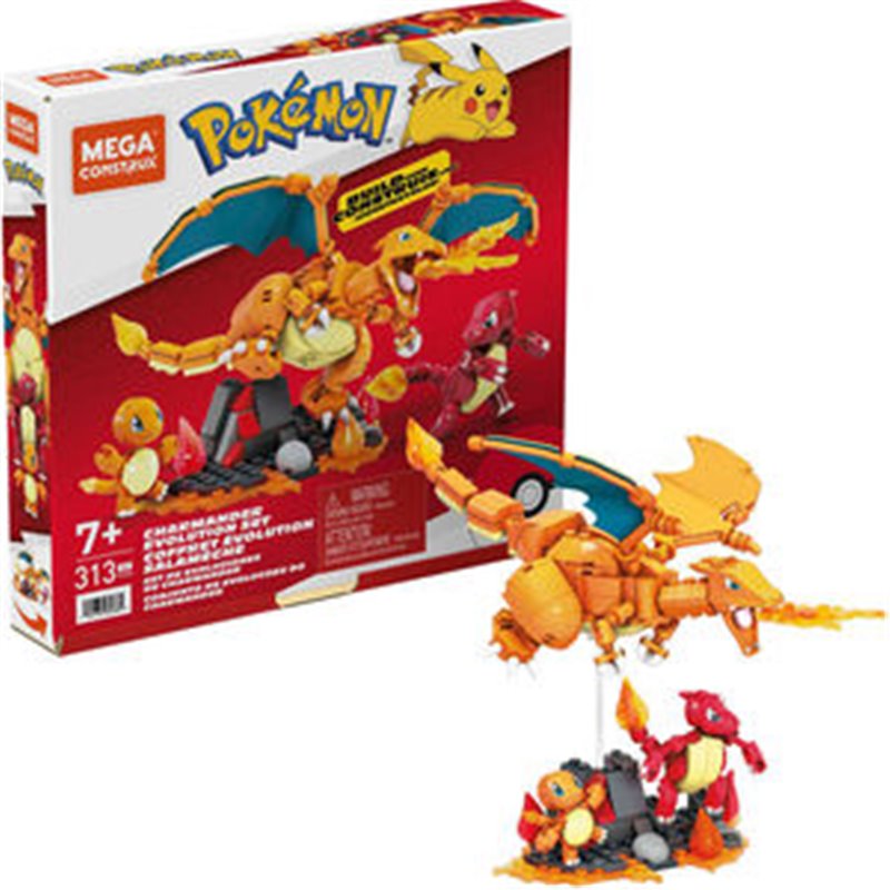 MEGA CONSTRUX EVOLUCION CHARMANDER POKEMON