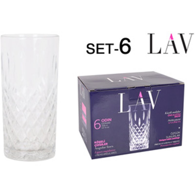 SET 6 VASOS 356CC ODIN