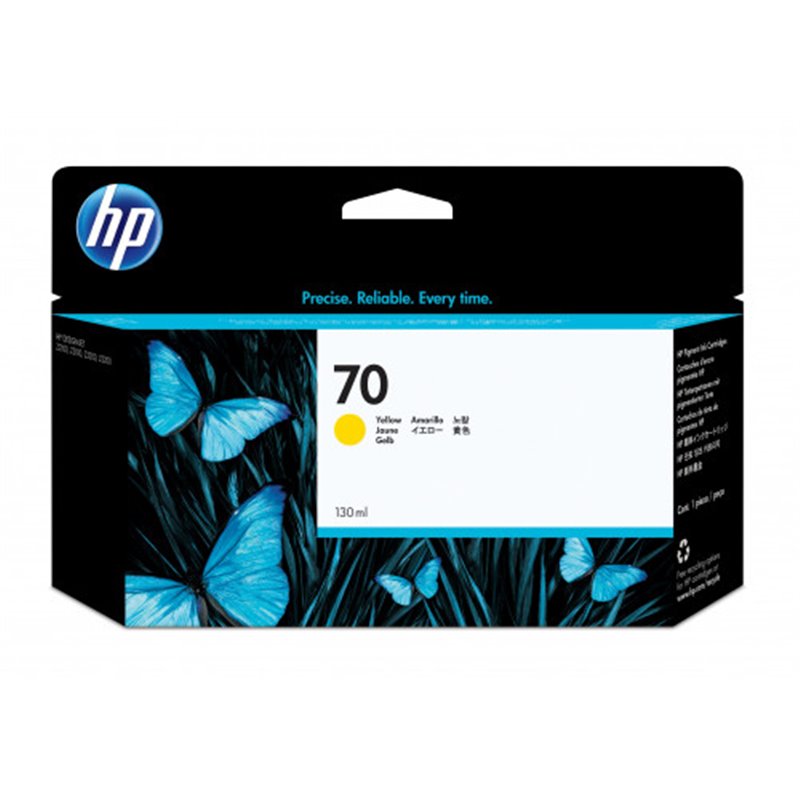 HP 70 CARTUCHO DE TINTA HP70 AMARILLO (C9454A)