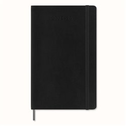 AGENDA 18 MESES 2024-2025 SEMANAL L (13 X 21 CM) NEGRA TAPA BLANDA MOLESKINE DSB18WN3Y25