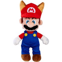 PELUCHE MAPACHE MARIO SUPER MARIO BROS 30CM