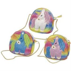 BOLSO UNICORNIO 20CM 3 COLORES