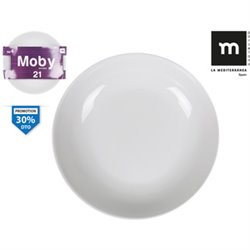 SET 4 PLATOS HONDO 21CM MOBY