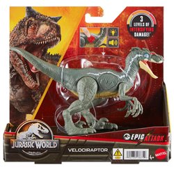 Figura Epic Attack Velociraptor Jurassic World 10cm