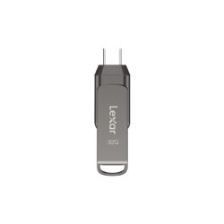 Lexar JumpDrive LJDD400032G-BNQNG unidad flash USB 32 GB USB Tipo C 3.2 Gen 1 (3.1 Gen 1) Gris