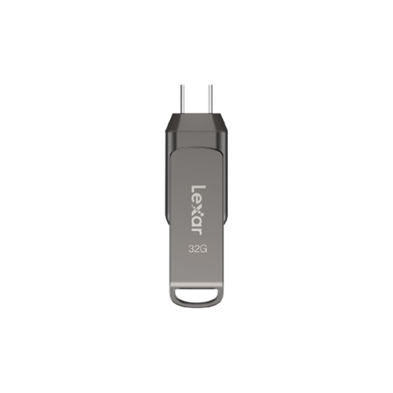 Lexar JumpDrive LJDD400032G-BNQNG unidad flash USB 32 GB USB Tipo C 3.2 Gen 1 (3.1 Gen 1) Gris