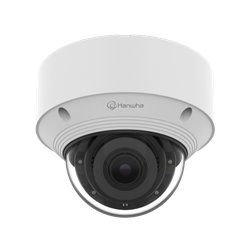 HANWHA CÁMARA IP SERIE Q 8MP DOMO ANTIVANDÁLICO VARIFOCAL MOTORIZADO 3.2-10.2MM, H.265/H.264/MJPEG, WIDESTREAM, 120DB WDR, ICR, 