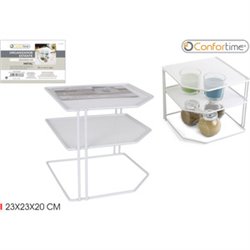 ESTANTE ORGANIZADOR METAL 23X23X20 CONFORTIME