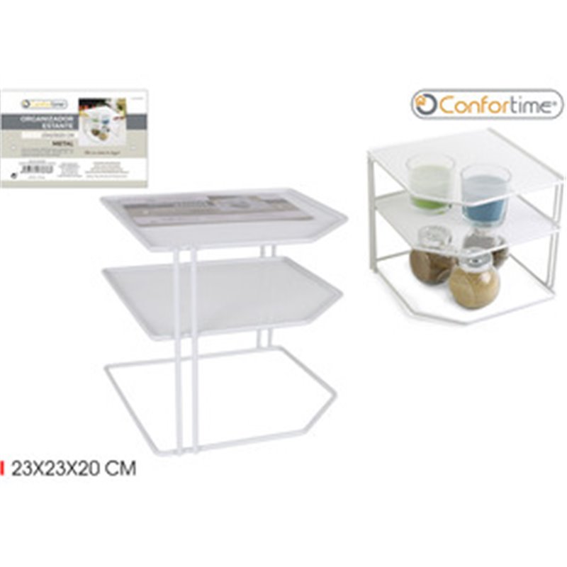 ESTANTE ORGANIZADOR METAL 23X23X20 CONFORTIME