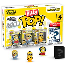 Blister 4 figuras Bitty POP Minions Series 3