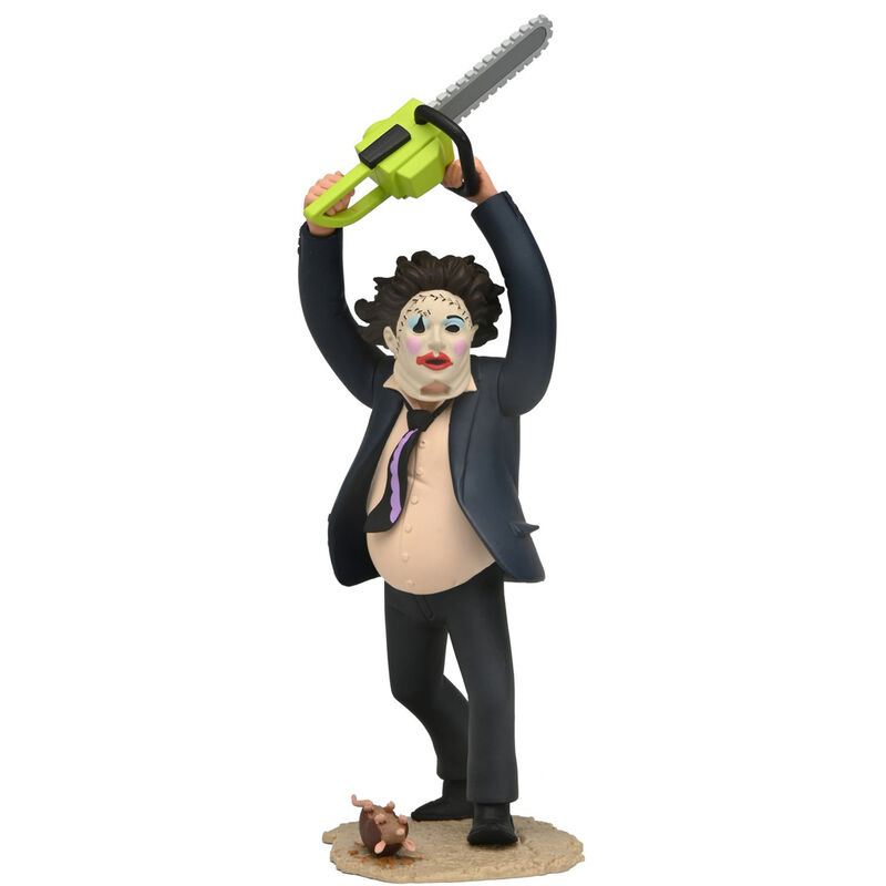 Figura Leatherface Pretty Woman Texas Chainsaw Man Massacre 50th Anniversary Toony Terrors 15cm