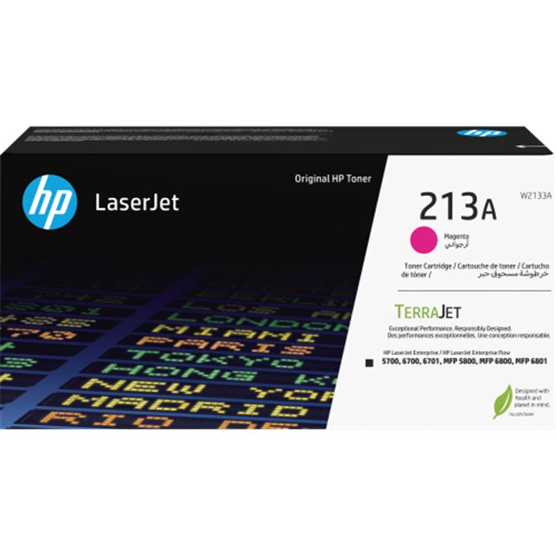 HP Cartucho de tóner Original LaserJet 213A magenta