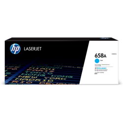 HP Cartucho de tóner Original LaserJet 658A cian