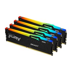 Kingston Technology FURY Beast RGB módulo de memoria 64 GB 4 x 16 GB DDR5