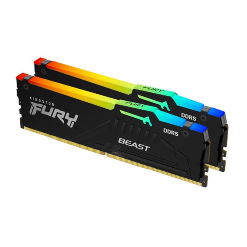 Kingston Technology FURY Beast RGB módulo de memoria 64 GB 2 x 32 GB DDR5 ECC