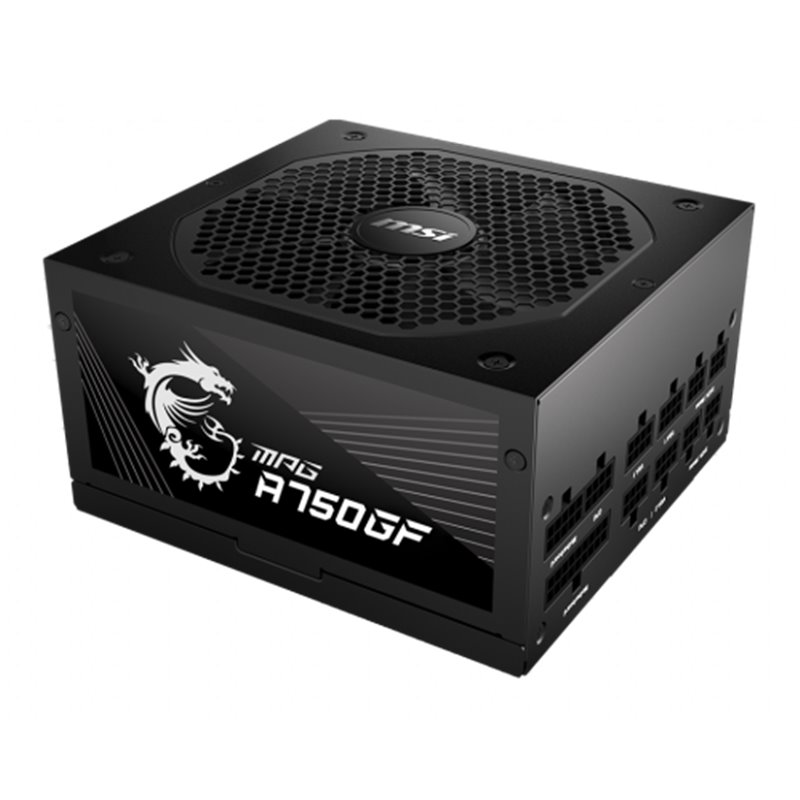 MSI MPG-A750GF unidad de fuente de alimentación 750 W 24-pin ATX ATX Negro