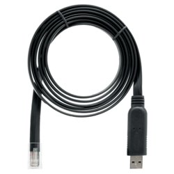 QNAP CAB-CONSOLE-URJ45-1M8 cable USB 1,8 m RJ-45 USB A Negro