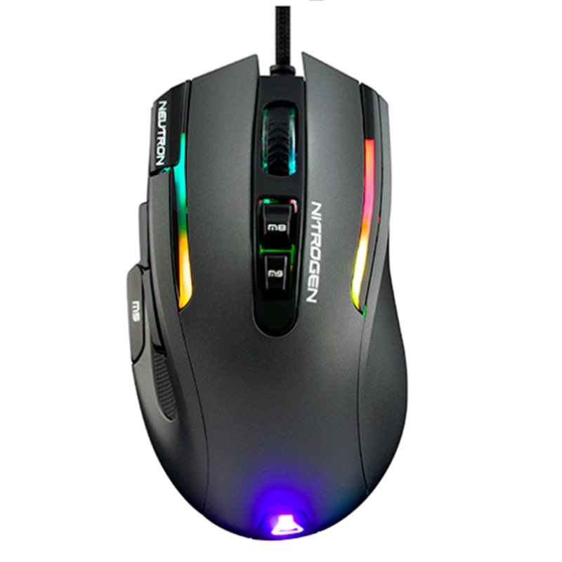 THE G-LAB ILLUMINATED GAMING MOUSE - 7200 DPI - SOFTWARE - EXTRA WEIGHTS (KULT-NITRO-NEUTRON)